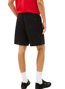 Kurze Hose Tommy Jeans Signature Schwarz für Herren