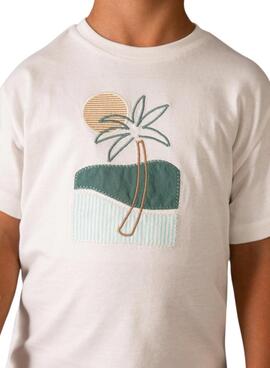 Shorts-Set Mayoral Seersucker Beige für Jungen