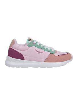 Turnschuh Pepe Jeans Tegan Bass rosa für Mädchen