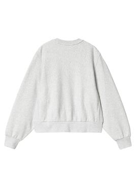Sweatshirt Carhartt American Script grau für Damen