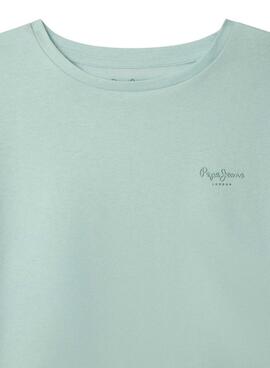 T-Shirt Pepe Jeans Gigi blau für Mädchen