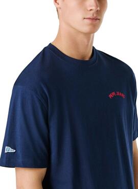 T-shirt Pepe Jeans Gideon navy für Herren.