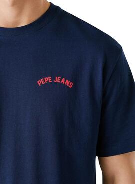 T-shirt Pepe Jeans Gideon navy für Herren.