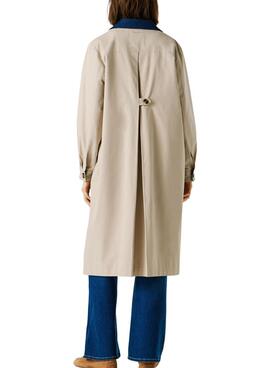 Trenchcoat Pepe Jeans Fionna beige für Damen