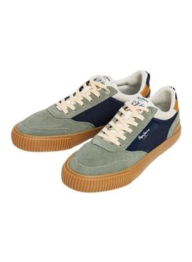 Turnschuhe Pepe Jeans Nolan Street grün für Herren