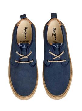 Espadrilles Pepe Jeans Port in marineblau für Herren.