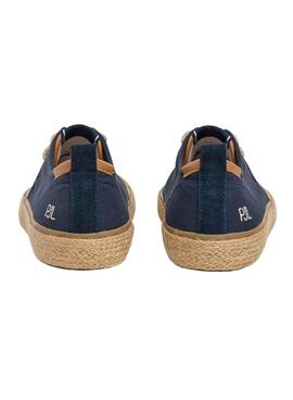 Espadrilles Pepe Jeans Port in marineblau für Herren.
