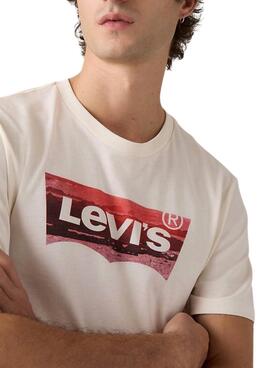 T-Shirt Levis Graphic beige für Herren