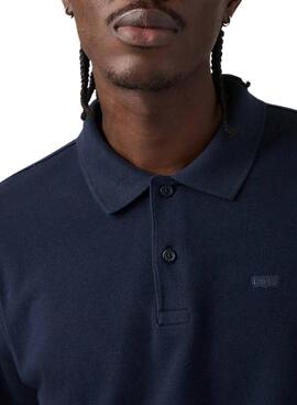 Poloshirt Levis Original in Marineblau für Herren.