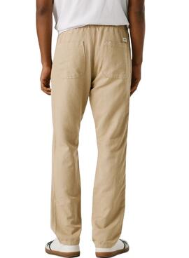 Chinesische Hose Pepe Jeans Pull On Comfort in Beige für Herren.