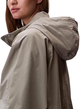 Parka Calvin Klein Jeans Tech grün für Damen