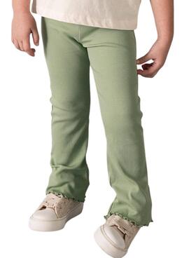 Grüne Mayoral-Rippenhose für Mädchen.