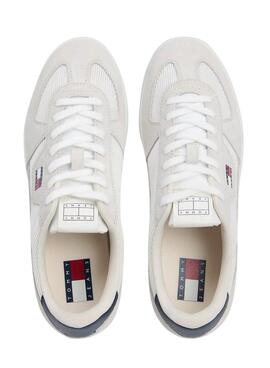 Turnschuhe Tommy Jeans Greenwich mit gemischter Struktur in Grau für Herren