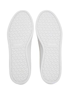 Turnschuhe Tommy Jeans Greenwich mit gemischter Struktur in Grau für Herren