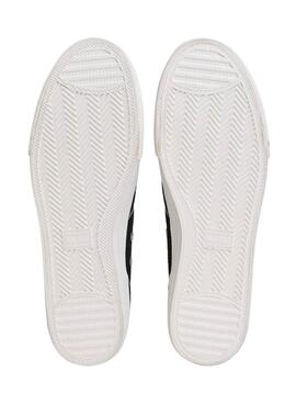 Sneakers Tommy Jeans Archive aus schwarzem Leinwandstoff für Herren.