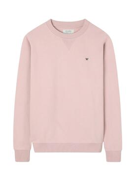 Sudadera Silbon Minilogo rosa für Herren