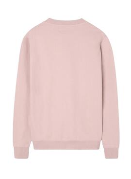 Sudadera Silbon Minilogo rosa für Herren