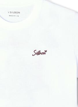 T-Shirt Silbon Saint Tropez weiß für Herren.