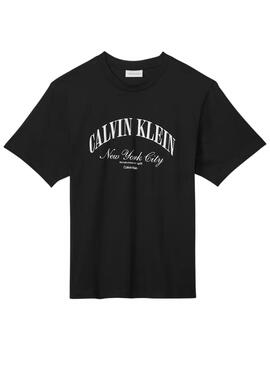 Schwarzes Calvin Klein Jeans March T-Shirt für Herren.