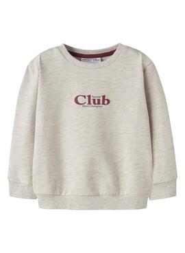 Sudadera Name It beige für Jungen