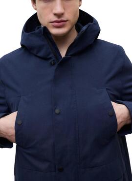 Jacke Ecoalf Gab in Blau für Herren