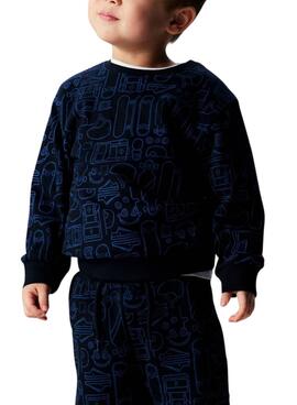 Sweatshirt Name It Skate in Marineblau für Jungen