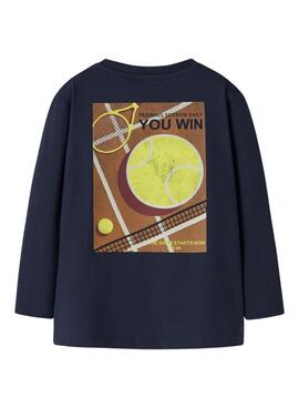 T-Shirt Name It dunkelblaue Turnschuhe für Jungen