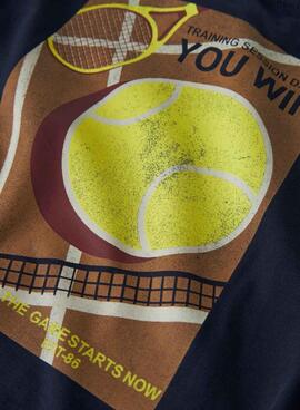 T-Shirt Name It dunkelblaue Turnschuhe für Jungen