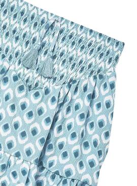 Mayoral bedruckter blauer Rock für Mädchen