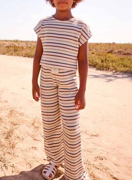 Hose Mayoral mit gestreiftem Muster für Mädchen.