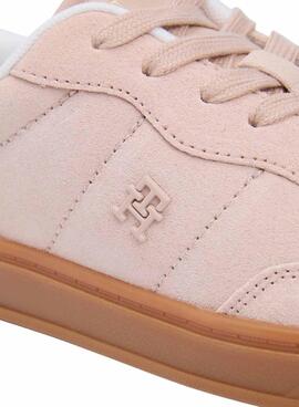 Sneaker Tommy Jeans Heritage Monogram rosa für Damen