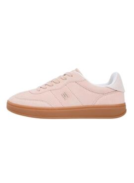 Sneaker Tommy Jeans Heritage Monogram rosa für Damen