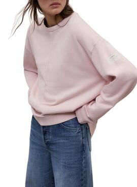 Ecoalf Ankara Damen Sweatshirt in Rosa