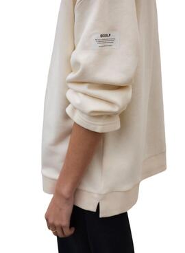 Sweatshirt Ecoalf Ankara beige für Damen