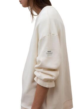 Sweatshirt Ecoalf Ankara beige für Damen