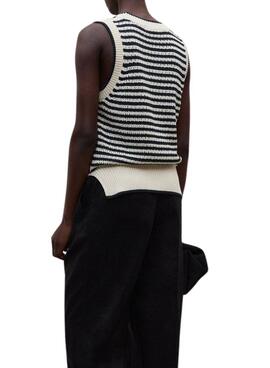 Ecoalf Tulip Pullover in Beige mit Streifenmuster für Damen