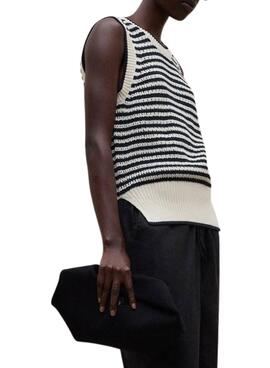 Ecoalf Tulip Pullover in Beige mit Streifenmuster für Damen