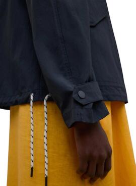 Jacke Ecoalf Major Marine für Damen