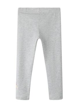 Leggings Name It Bilona Regenbogen in hellgrau für Mädchen