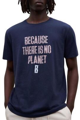 T-Shirt Ecoalf Min in Marineblau für Herren