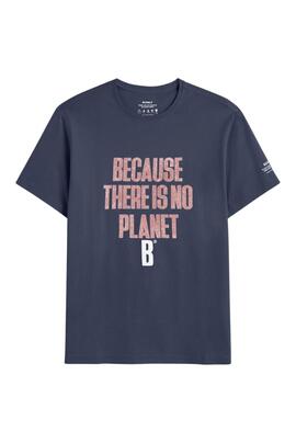 T-Shirt Ecoalf Min in Marineblau für Herren