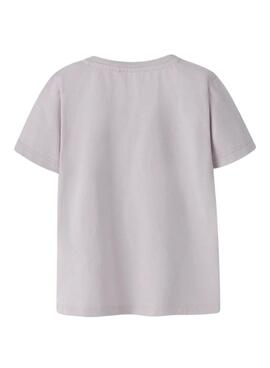 T-shirt Name It Bearta in Himbeerfarben für Mädchen