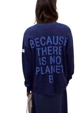 Ecoalf Storm Hoodie in blau für Damen