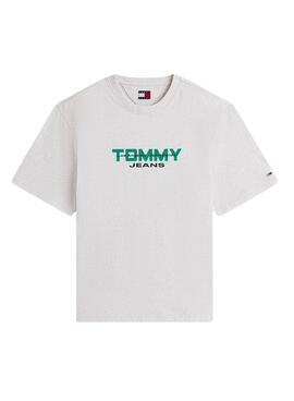 Tommy Jeans 90s Graues T-Shirt für Herren