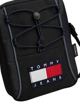 Schwarze Tommy Jeans Archive Reporter-Tasche für Herren