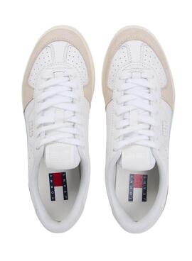 Sneaker Tommy Jeans The Greenwich Leder Weiß für Damen