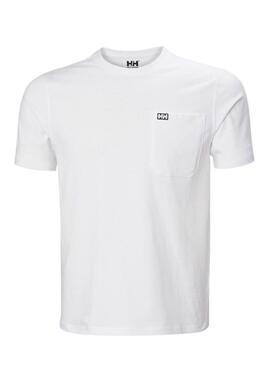 T-Shirt Helly Hansen Hudson weiß für Herren.