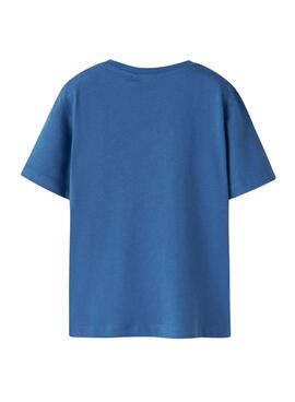 T-shirt Name It Benna Dinosaurier Blau für Jungen