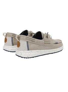 Walkin Pitas Byron Beige Mokassins für Herren