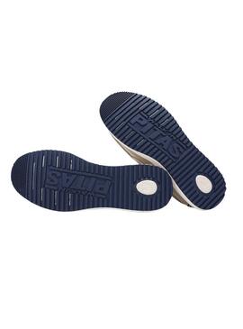 Walkin Pitas Byron Beige Mokassins für Herren